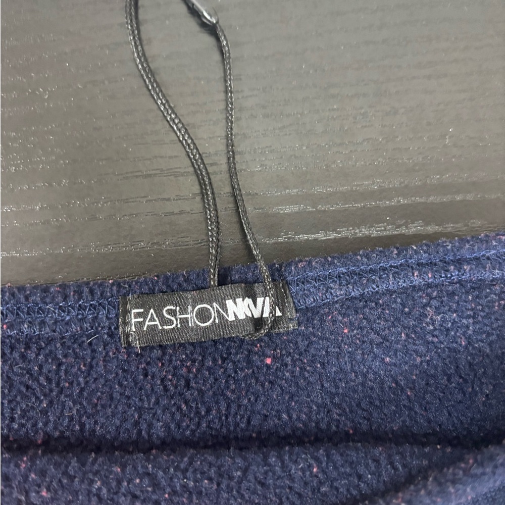 Fashion Nova Navy Knit Sweater - Picture 3 of 7